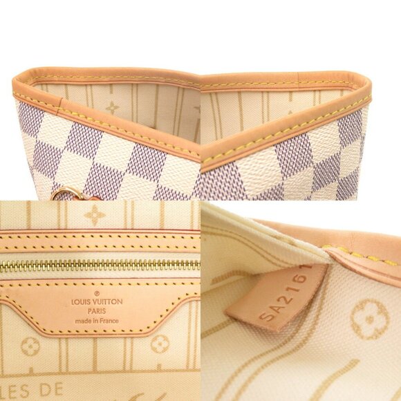 LOUIS VUITTON Damier Azur N51107 Tote Bag - Picture 10 of 10